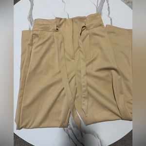 Paper bag waist pants